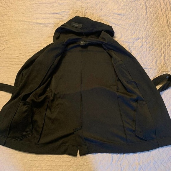 𝅺bobiblack black hooded textured jacket Size M - Picture 8 of 10